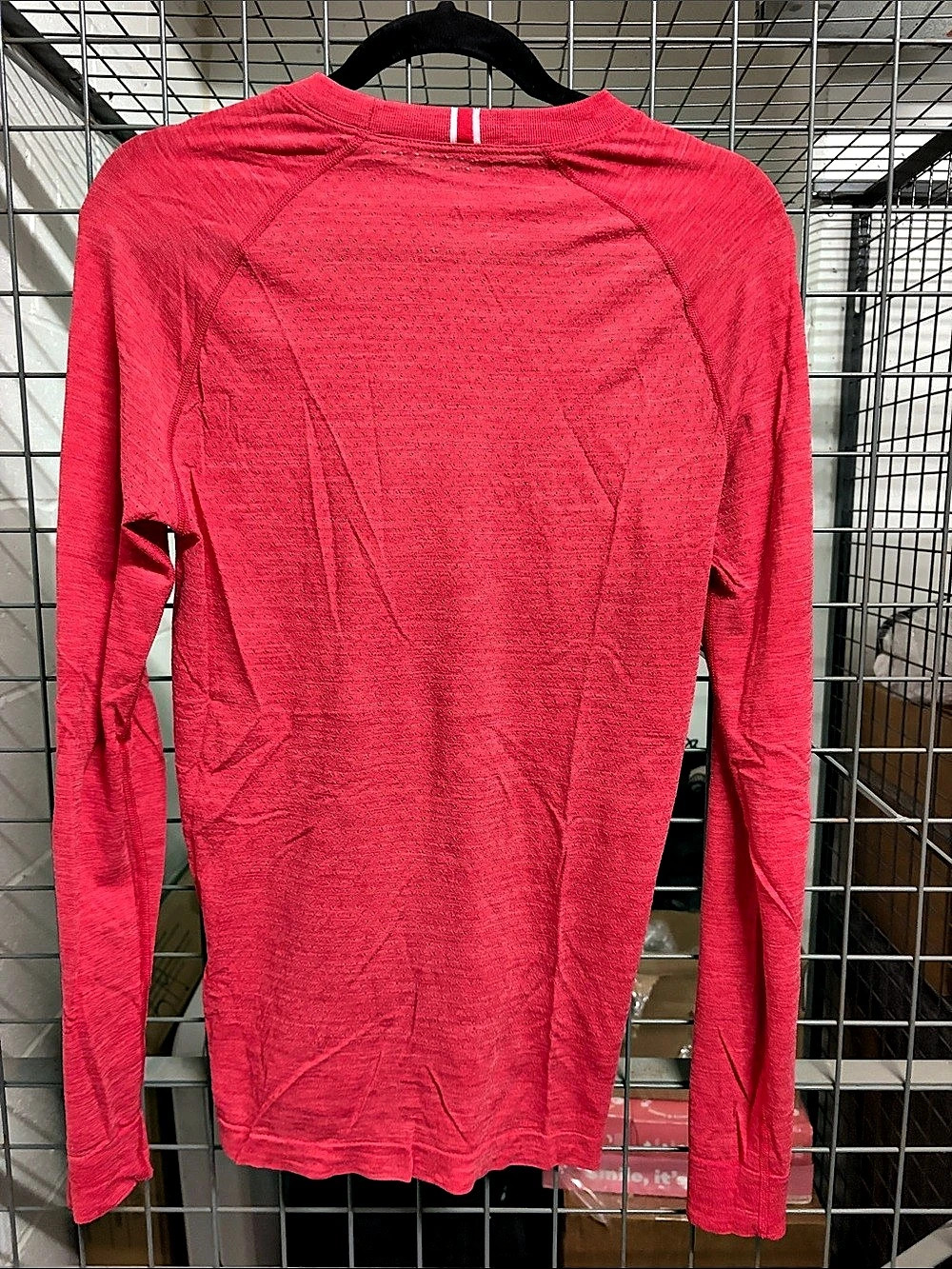 Tracksmith Long Sleeve Athletic Shirt Red Size M - Picture 2 of 4